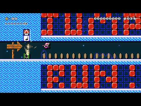 (40) Second Icy Speed Run!!! by ScottsMan! 🍄 Super Mario Maker 2 #amx