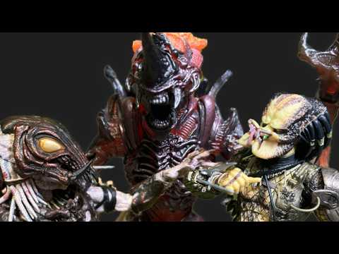 【Alien：Earth】 RHINO ALIEN VS ALPHA PREDATOR  【STOP MOTION】