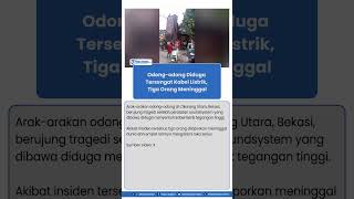 Download lagu Odong odong Diduga T3rsengat Kabel Listrik, Tiga Orang Kehilangan Ny*wa mp3
