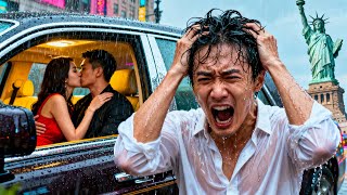 She betrays and abandons him, he leaves—becomes richest, she filled with regret.