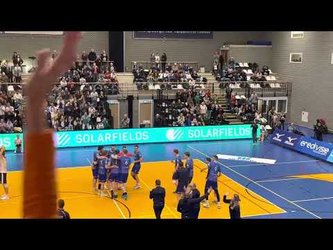 Het beslissende punt in de halve bekerfinale tegen Sliedrecht