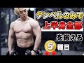 3分で上半身の筋肉すべてが鍛えられる王道トレーニング5種目【筋トレ入門】
