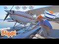 WOW Blippi Explores A Seaplane Blippi Learn With Blippi Funny Videos Songs