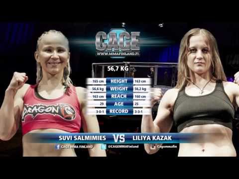 CAGE 30: Suvi Salmimies vs Liliya Kazak (MMA)