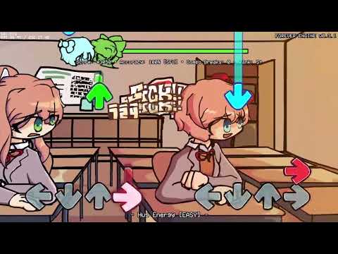 FNF A DDLC Plus Mod | Hug Energy Forever Engine Port