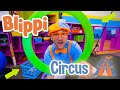 Blippi Learns Circus Tricks Educational Videos For Kids Moonbug Kids