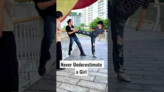 Download lagu Never Underestimate a Girl #NamHuynh #martialarts #selfdefense mp3