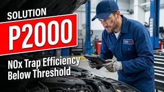 How To Fix P2000 OBD II Error Code - NOx Trap Efficiency Below Threshold Bank 1