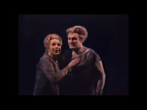 Wagner: Die Walküre - Act 1 (finale) - Wieland Wagner, Osaka, 1967 (colourised)