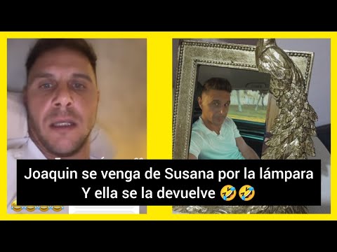 🤣Para mearse de risa ,Joaquín Sánchez sigue en guerra con Susana por las lámparas del pavo real