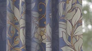 Комплект штор «Кенвирен (фиолетово-синий)» — видео о товаре
