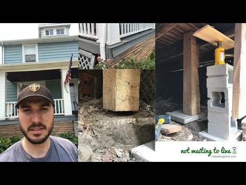 YouTube video about: What size bottle jack to lift porch?