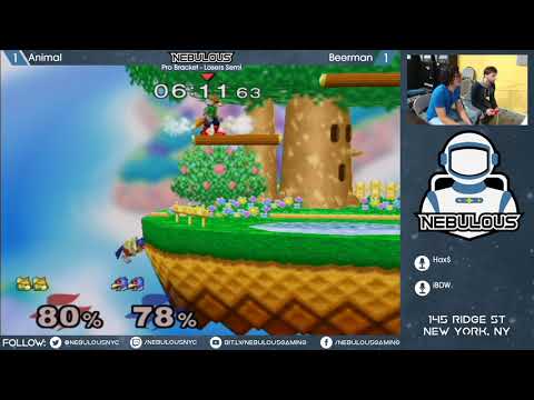 Nebulous Melee #100: Singles - Pro Bracket - Losers Semi: Animal vs. dizzkidboogie