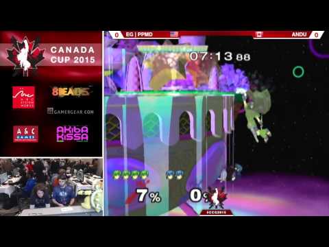 CCG2K15 - EG | PPMD (Falco, Marth) vs Andu (Marth) - Melee Singles Pools