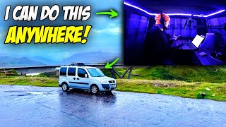 Creating MUSIC On the NC500 in my Campervan by the Kylesku Bridge