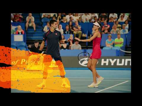 Ana Ivanovic and Novak Djokovic - Funny Dance Moment!