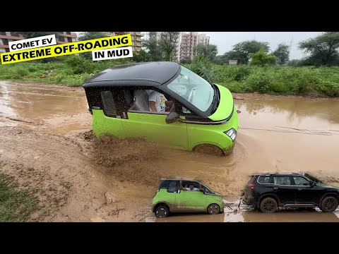 *Extremes Geländefahren im SCHLAMM* MG Comet EV RWD – Chota Packet Bda Dhamaka !!