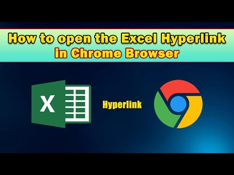 How to open the Excel Hyperlink in Chrome Browser | Excel Tips and Tricks