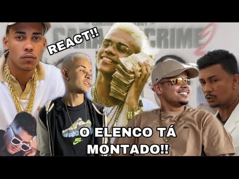 (REACT)A CARA DO CRIME 2 "Cansou de Playboy" - MC Poze | Bielzin | MC Cabelinho | Xamã,prod. Neo