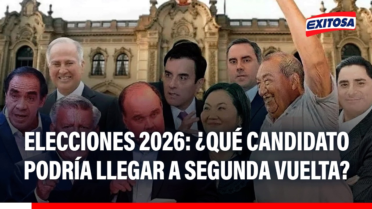 🔴🔵 Elecciones 2026: ¿Qué candidato presidencial podría llegar a segunda vuelta?