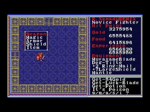 Running Nihon Falcom PC-98 DOS games (Revival XANADU easymode, Legend of Heroes III) on DOSBox-X
