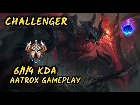 Ayel (AATROX) vs JAX - 6/1/4 KDA TOP CHALLENGER GAMEPLAY - BR