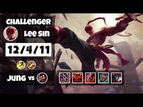 Lee Sin vs Graves OCE Challenger JUNGLE (12/4/11) - v11.8