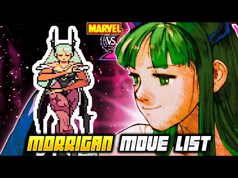 MORRIGAN AENSLAND MOVE LIST - Marvel vs. Capcom 2: New Age of Heroes (MvC2)