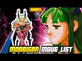 MORRIGAN MOVE LIST Marvel Vs Capcom 2 New Age Of Heroes MvC2