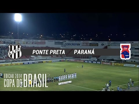 Gols - Ponte Preta-SP 1 x 1 Paraná - Copa do Brasil 2014 - 06/05/2014