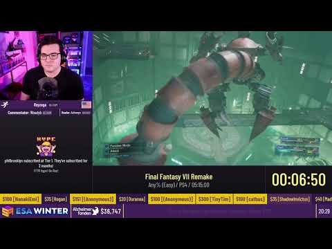 Final Fantasy VII Remake [Any% (Easy)] by Royzoga - #ESAWinter21