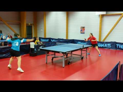 TENNIS DE TABLE (Rég.1 Fém.)  A.T.T. Le Havre 6 - 8 Pacy Ménilles