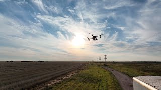 Radish Spreading With a DJI T40 Agriculture Drone