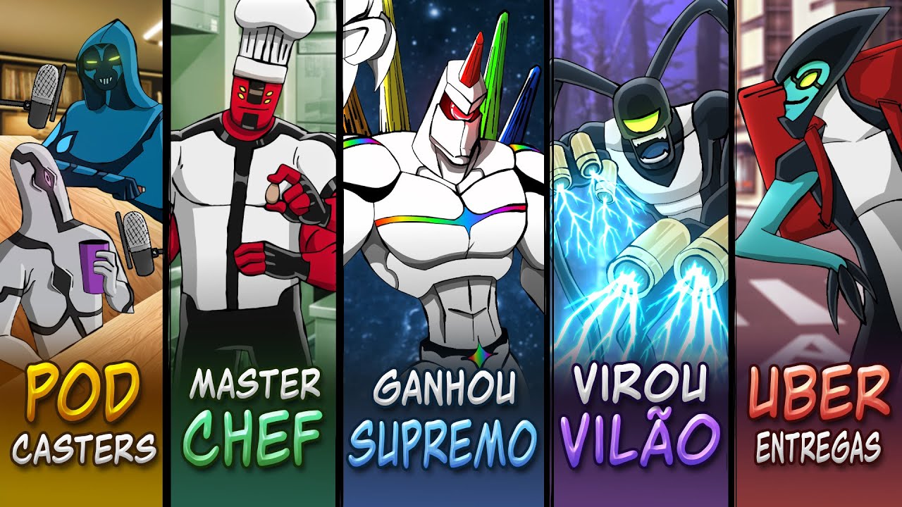 (ANIMAÇÃO) E SE OS ALIENS SAÍSSEM DO RELÓGIO???