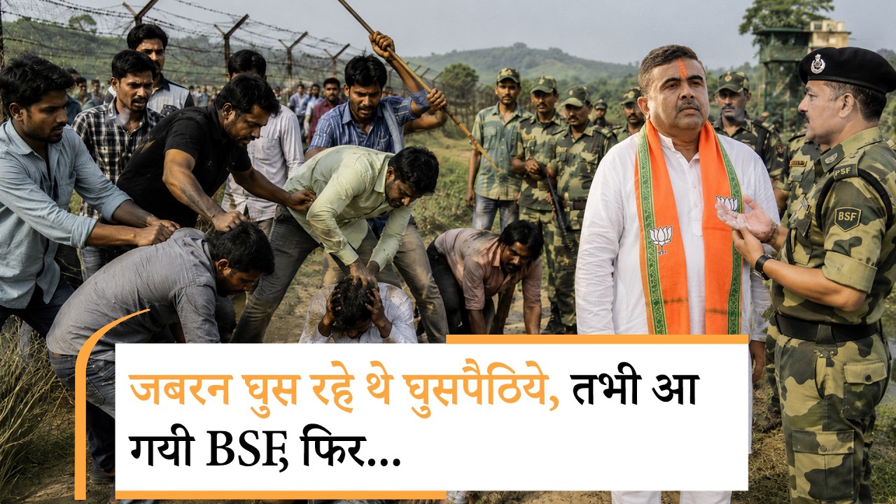 Malda Border पर जबरदस्त हंगामा, अचानक आ गये हजारों Bangladeshi Infiltrators, BSF ने दिया करारा जवाब Malda Border पर जबरदस्त हंगामा, अचानक आ गये हजारों Bangladeshi Infiltrators, BSF ने दिया करारा जवाब