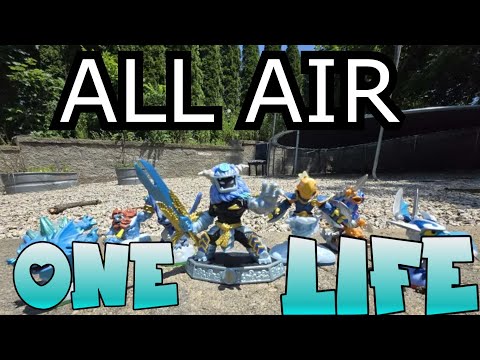 I attempted Skylanders hardest challenge with EVERY Air Skylander