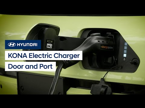 KONA Electric Charger Door and Port | Hyundai