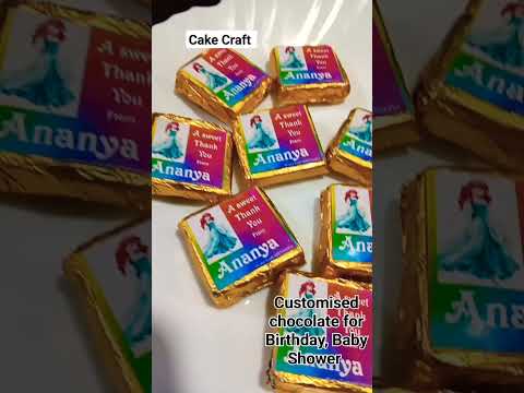 Customised chocolate for Birthday ,Baby Shower,  60th Birthday #cake #shorts