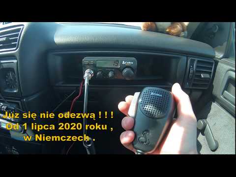 Zakaz używania CB Radia przez kierowców w Niemczech od 1-7-2020 roku .