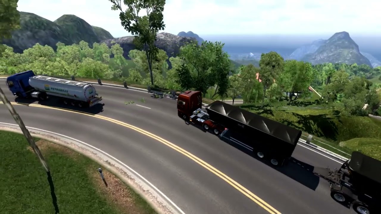 ETS2 euro truck simulator SUBINDO A SERRA MAP EAA