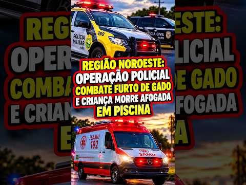 Polícia cumpre 64 mandados contra furto de gado na região e criança morre afogada em Cruzeiro do Sul
