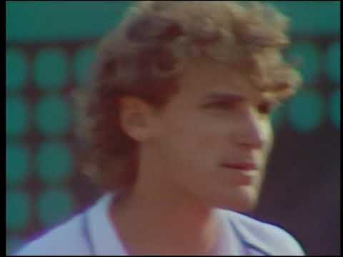 Mats Wilander vs. Vitas Gerulaitis French Open 1982 Quarterfinal PART 6