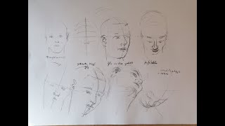 Portrait Advanced - Zeichnung/Malerei - "Zeichnerische Grundlagen für extreme Kopfansichten (Level 3)"