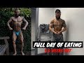 Eating To Get Competition SHREDDED | Full Day Of Eating 5.5 WEEKS OUT