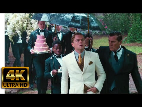 The Great Gatsby (2013) - Nick's House Is Prepared For a Tea Meeting Scene (20/40) | Momentos