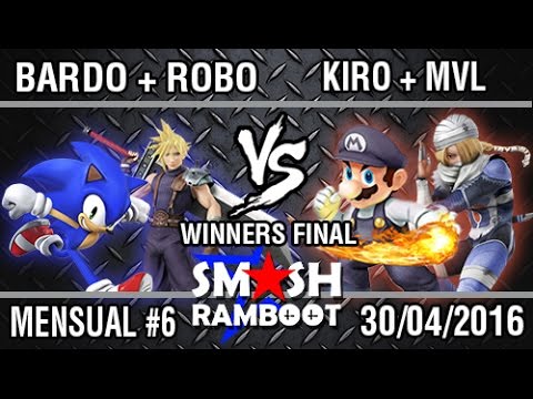 [SmashxRamboot #6] El_Bardo + Robo~Luigi Vs. MVL + Kiro Winners final