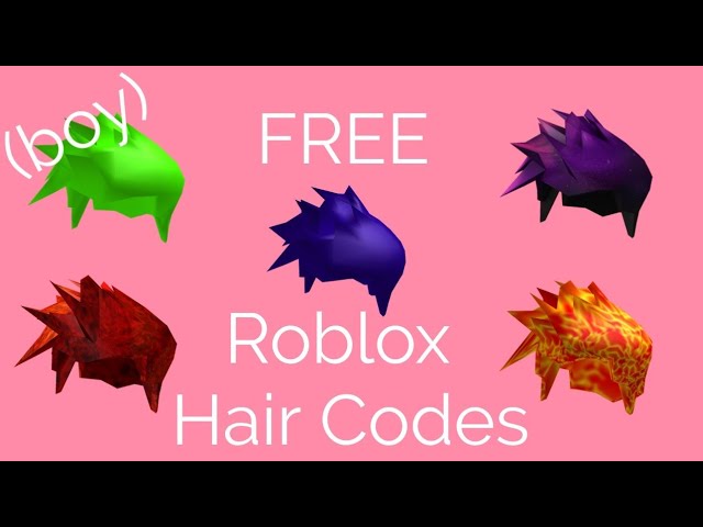 How To Get Free Boy Hair On Roblox - roblox hairs boy