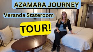 AZAMARA JOURNEY Veranda Stateroom - COMPLETE Cruise Cabin Tour!