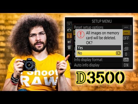 External Review Video 3xGLVztDoxE for Nikon D3500 APS-C DSLR Camera (2018)
