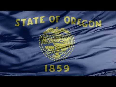 🏳️State Flag of Oregon & State Song | USA  🏳️